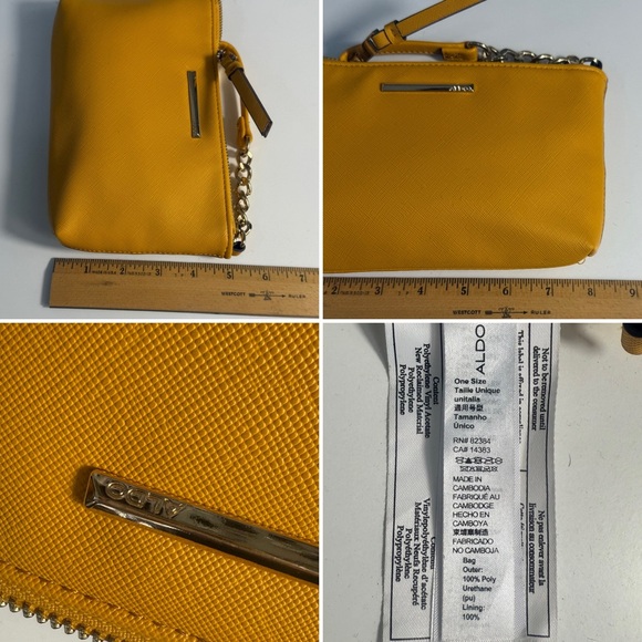 Aldo Mustard Crossbody Bag - Picture 2 of 3